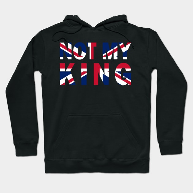 not my king (fuck king charles) Hoodie by remerasnerds